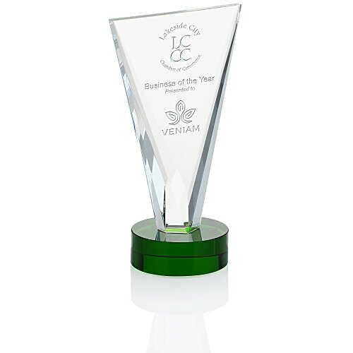 Valiant Crystal Award - 9 inches Main Image
