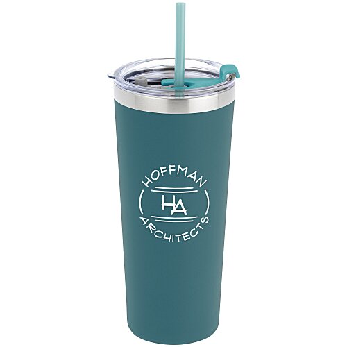 Colma Vacuum Tumbler with Straw - 22 ounces - Colors - 24 hr Main Image