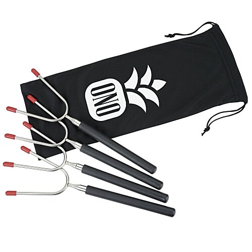 Extendable Roasting Sticks with Carrying Case - 24 hr Main Image
