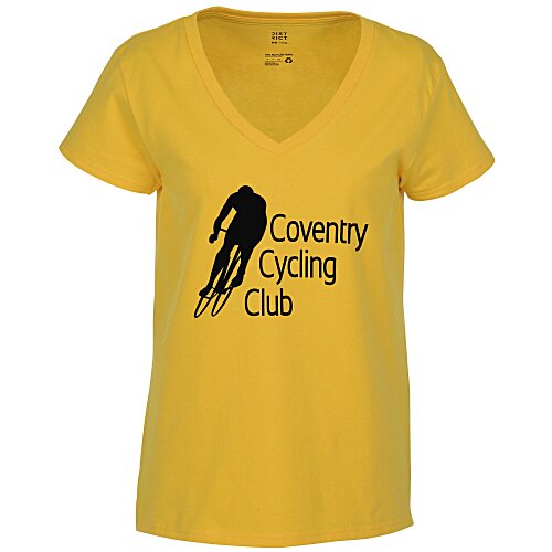 District Recycled V-Neck T-Shirt - Ladies' Main Image
