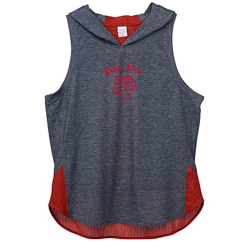 Squad Tri-Blend Wicking Hooded Tank Top - Ladies' Main Image