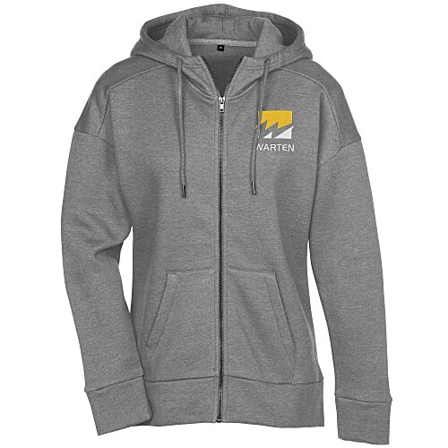 Perfect Blend Full-Zip Hoodie - Ladies' - Embroidered Main Image