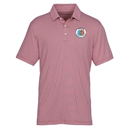 Gingham Performance Polo - Men's Main Image