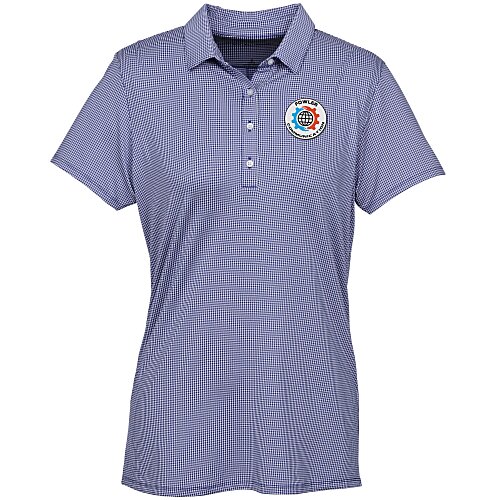 Gingham Performance Polo - Ladies' Main Image
