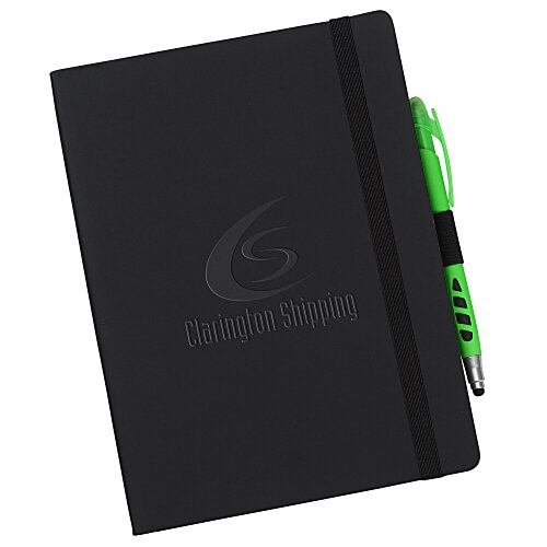 Boston Soft Cover Notebook with Pen Main Image