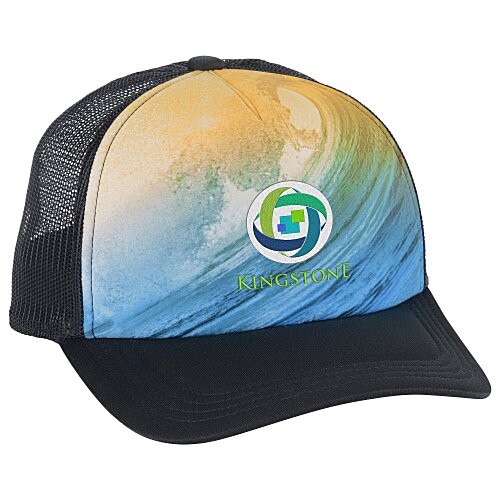 Photo Real Trucker Snapback Cap Main Image