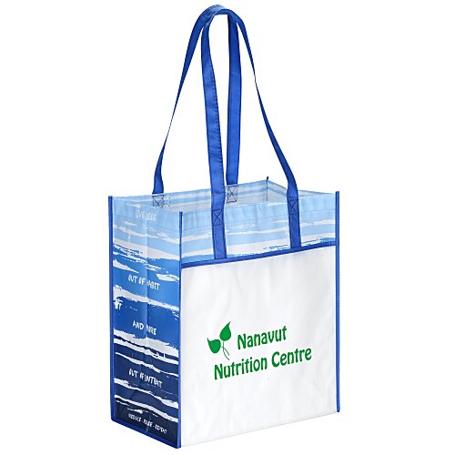 Horizons Laminated Tote - Brushstroke Main Image