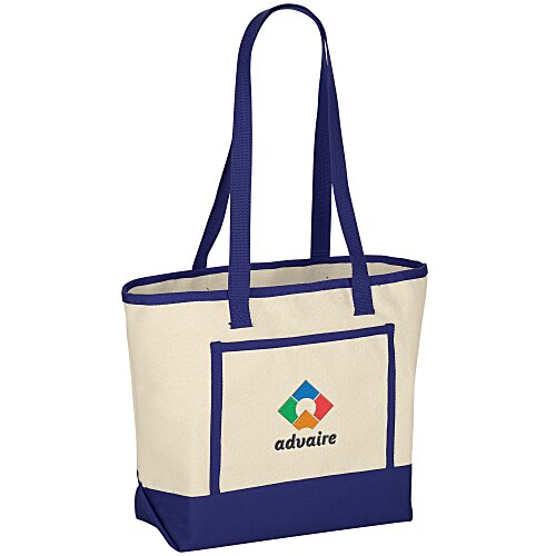 Tote Me Around 18 oz. Cotton Tote - Embroidered Main Image