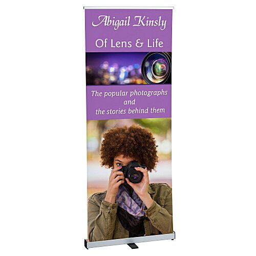 Ideal Retractable Banner Display - 31-1/2 inches - 24 hr Main Image
