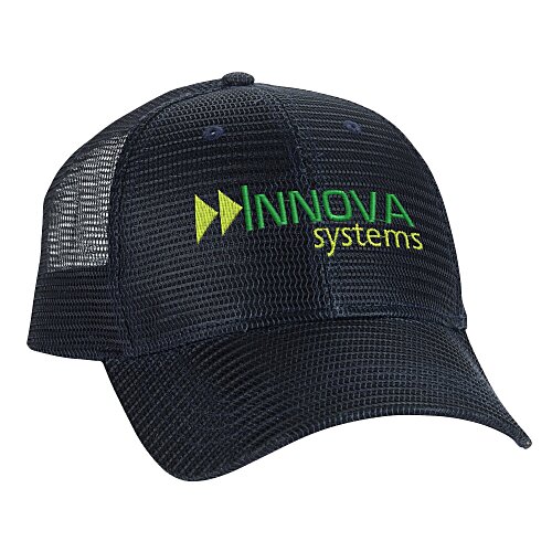 Mesh Overlay Trucker Cap Main Image