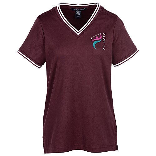 CrownLux Performance Plaited Tipped Shirt - Ladies' Main Image