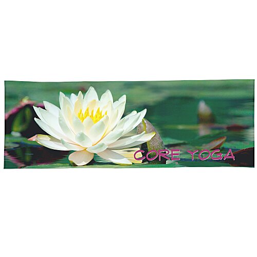Sublimated Yoga Mat Towel Main Image