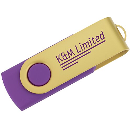 Swivel USB-C Drive - Gold - 8GB Main Image