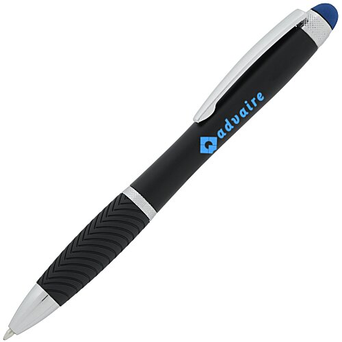 Evantide Light-Up Logo Stylus Twist Pen - Black - 24 hr Main Image