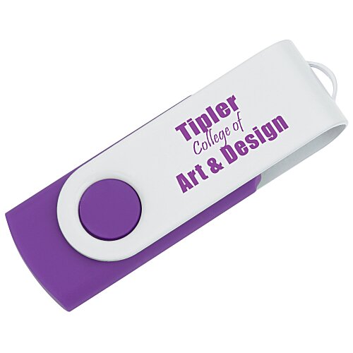 Swivel USB-C Drive - White - 8GB - 24 hr Main Image