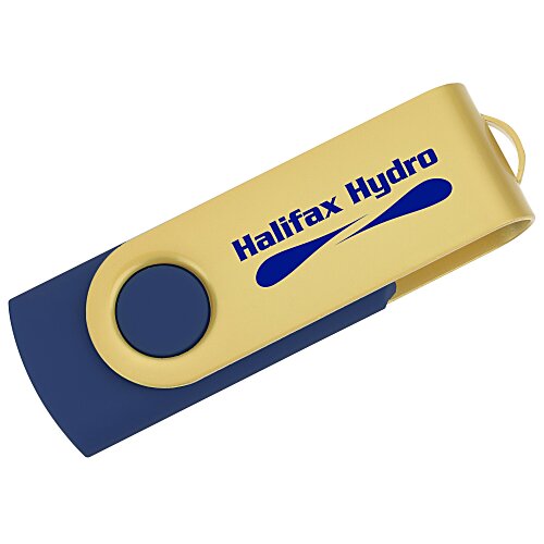 Swivel USB-C Drive - Gold - 16GB - 24 hr Main Image