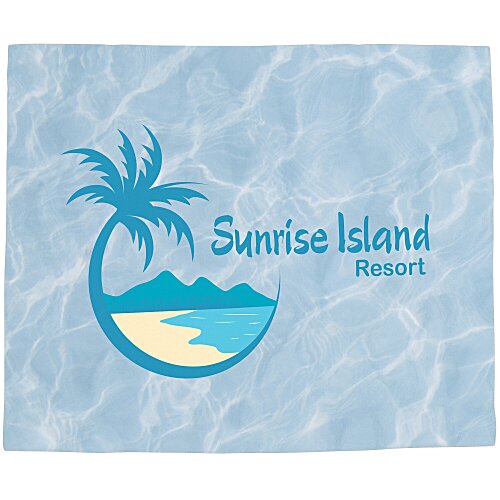 Full Color Polyester Flannel Blanket Main Image