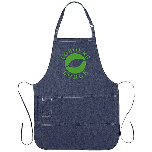Cotton Denim Bib Apron - Screen Main Image