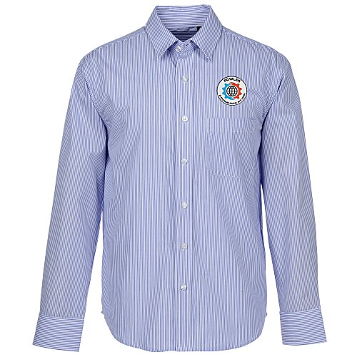 Untucked Striped Poplin Shirt - Men's Main Image