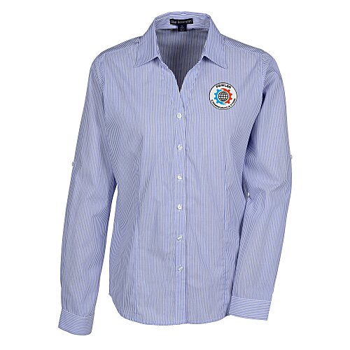 Untucked Striped Poplin Shirt - Ladies' Main Image