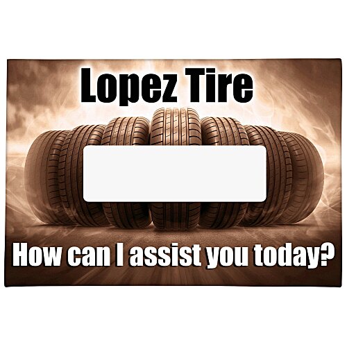 Matte Finish Name Badge - 2 inches x 3 inches Rectangle Main Image