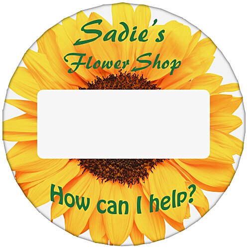 Matte Finish Name Badge - 1 3/4-inch Round Main Image