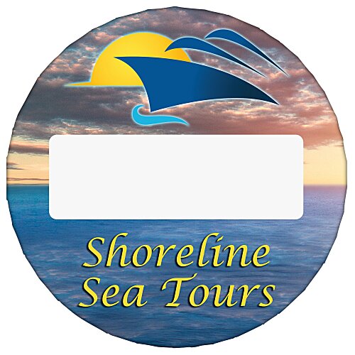 Matte Finish Name Badge - 2-inch Round Main Image