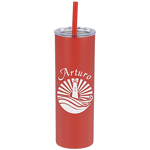 Straight Up Vacuum Tumbler with Straw - 15 oz. Main Image
