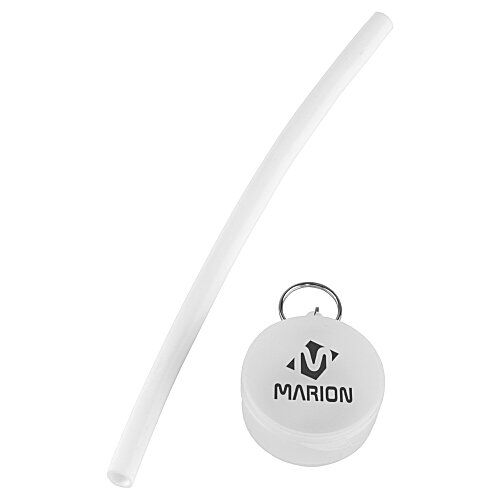 Silicone Straw in Bottle Opener Case Main Image