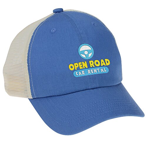 Cotton Washed Twill Mesh Back Cap Main Image