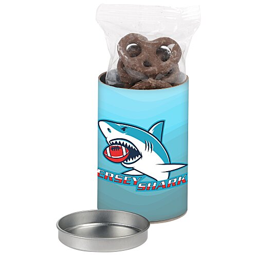 Pretzel Snack Tube - 4" - Milk Chocolate Main Image