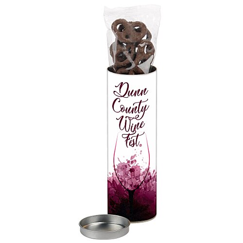 Pretzel Snack Tube - 8" - Milk Chocolate Main Image