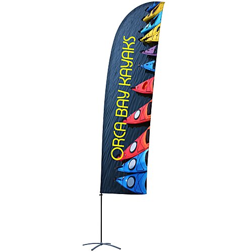 Indoor Value Blade Sail Sign - 15' - One-Sided Main Image