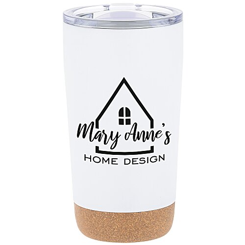 Austin Vacuum Tumbler with Cork Bottom - 16 oz. Main Image