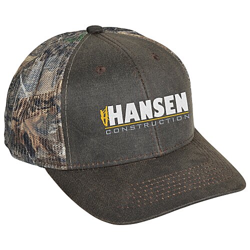 Pigment Print Camouflage Mesh Back Cap Main Image