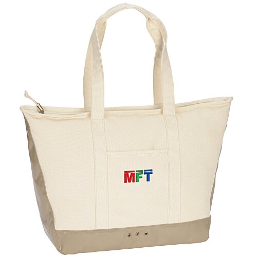 Cape 12 oz. Coated Cotton Boat Tote - Embroidered Main Image