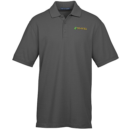 Easy Care Wrinkle Resist Cotton Pique Polo - Men's - 24 hr Main Image