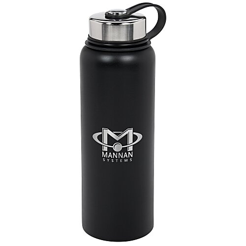 Stainless Steel Vacuum Bottle - 36 oz. - Laser Engraved Main Image