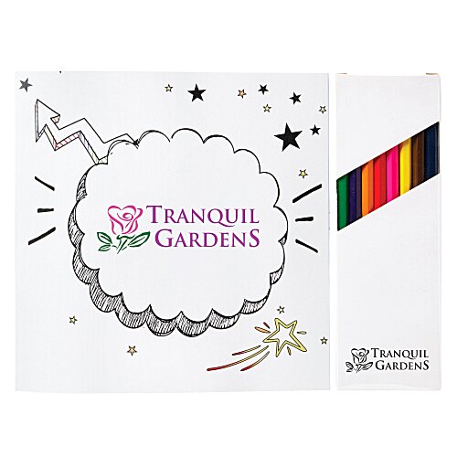 Coloring Book & Pencil Set - Inspirational Main Image