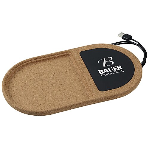 Cork Wireless Charging Catch All - 24 hr Main Image