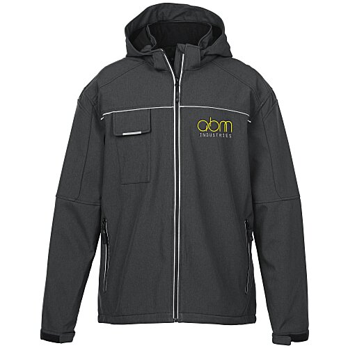 Forli Melange Reflective Accent Hooded Jacket - Men's Main Image