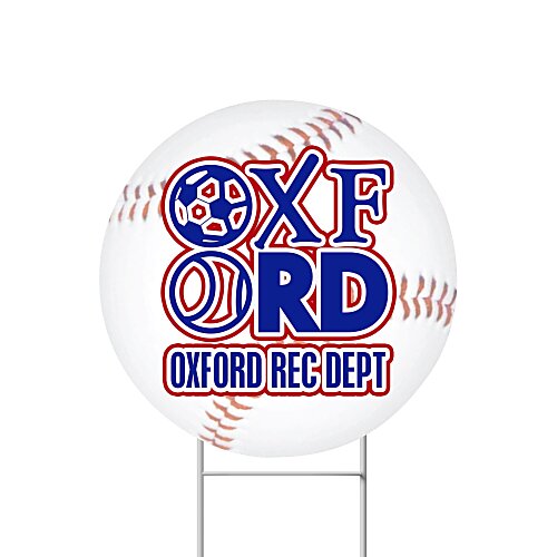 Sport Yard Sign - Baseball - 24" x 24" Main Image