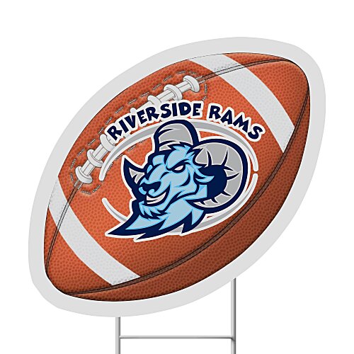 Sport Yard Sign - Football - 24" x 24" Main Image