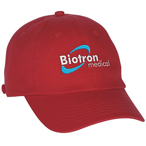 Washed Chino Twill Cap with Face Mask Buttons Main Image