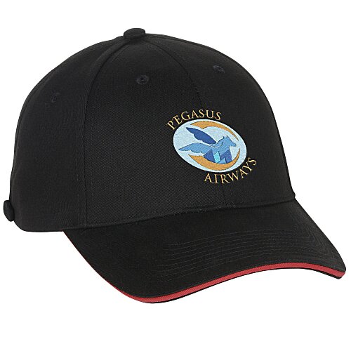 Heavyweight Cotton Twill Cap with Face Mask Buttons Main Image