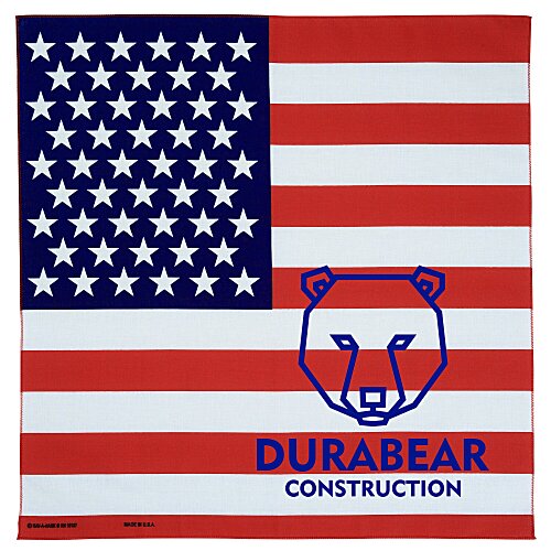 Patriotic Bandana - 22" x 22" Main Image