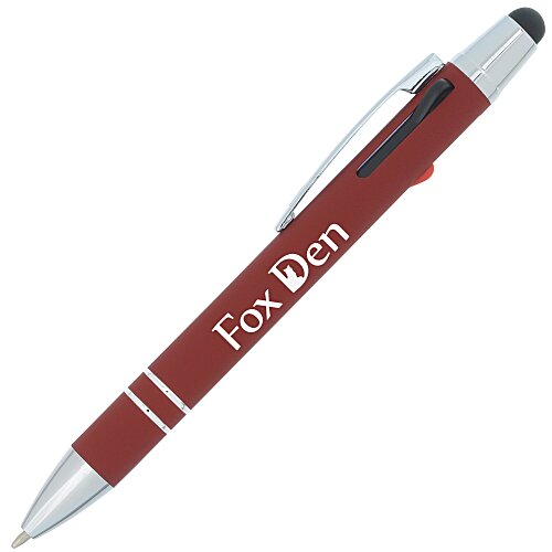 Madrid Multi-Ink Soft Touch Stylus Metal Pen Main Image