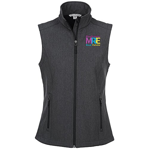 Heathered Soft Shell Vest - Ladies' Main Image