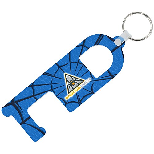 Touchless Door Opener Keychain - Full Color Main Image