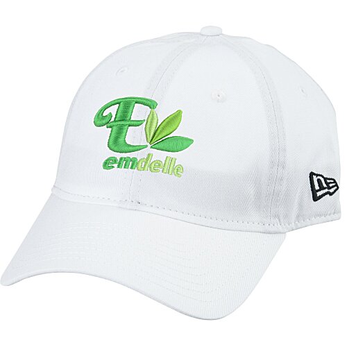 New Era Unstructured Cotton Cap - 3D Puff Embroidery Main Image